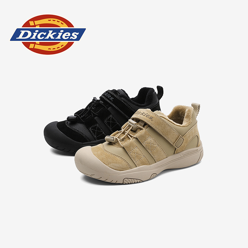 Dickies儿童秋冬款运动鞋男女童时尚休闲舒适软防滑底低帮儿童鞋