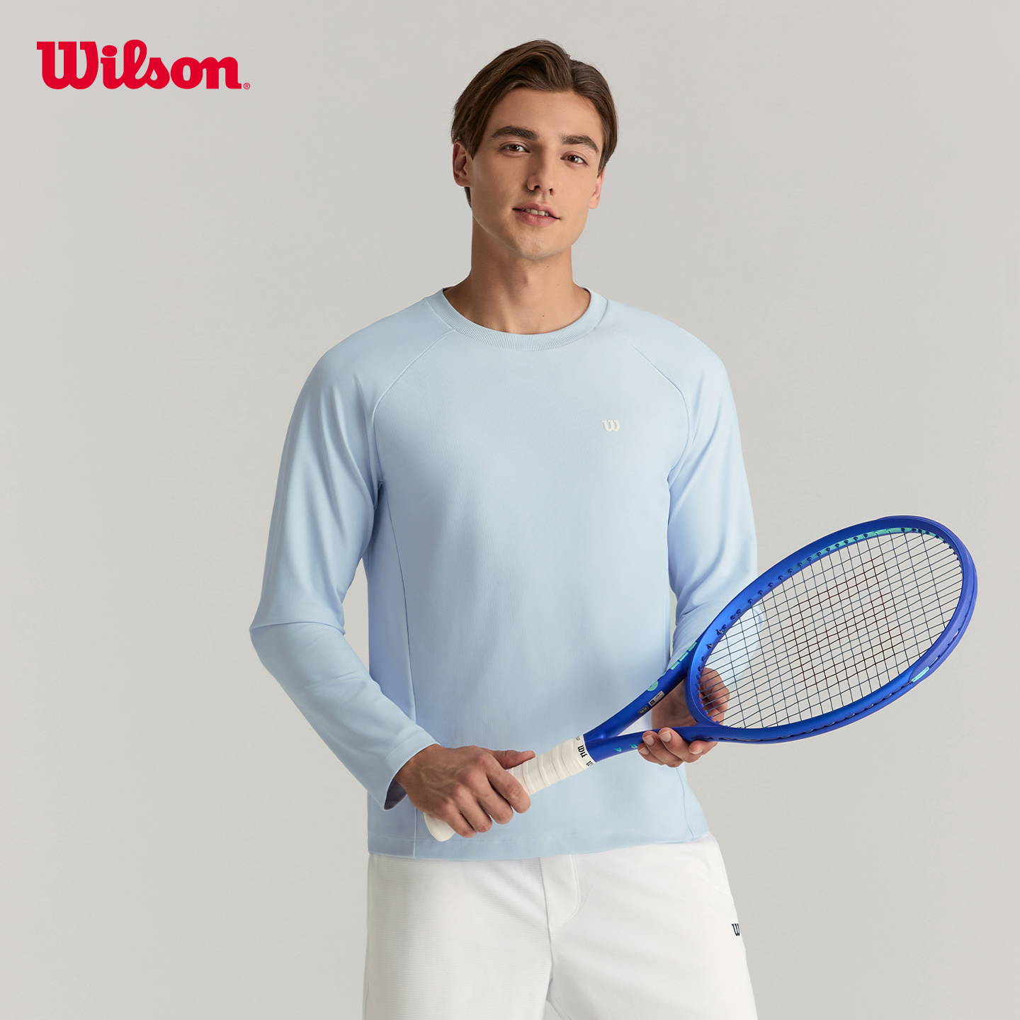 Wilson威尔胜官方流光风25夏季男子ACTIVER运动长袖WM20089