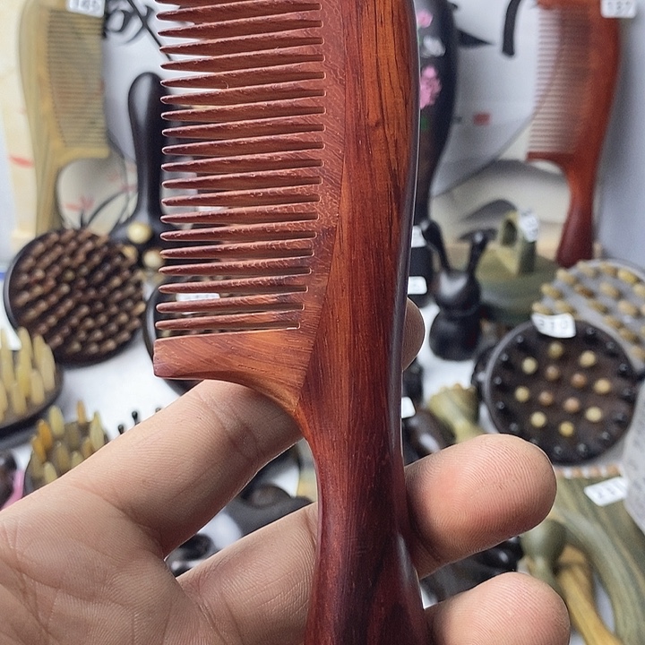 紫檀紫檀顺发梳按摩