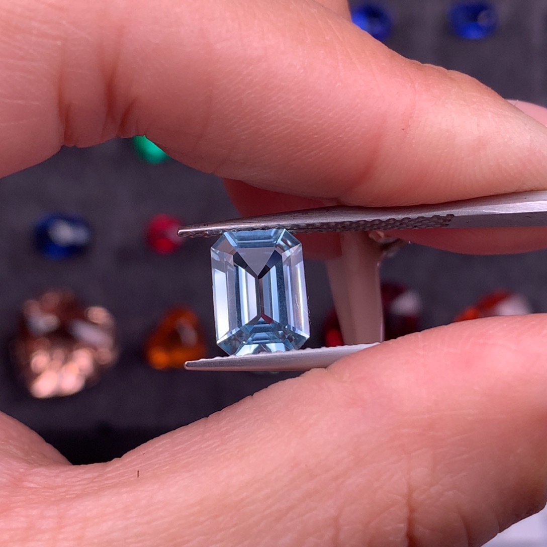 海蓝宝石裸石未镶嵌2.04ct圣玛利亚GRC