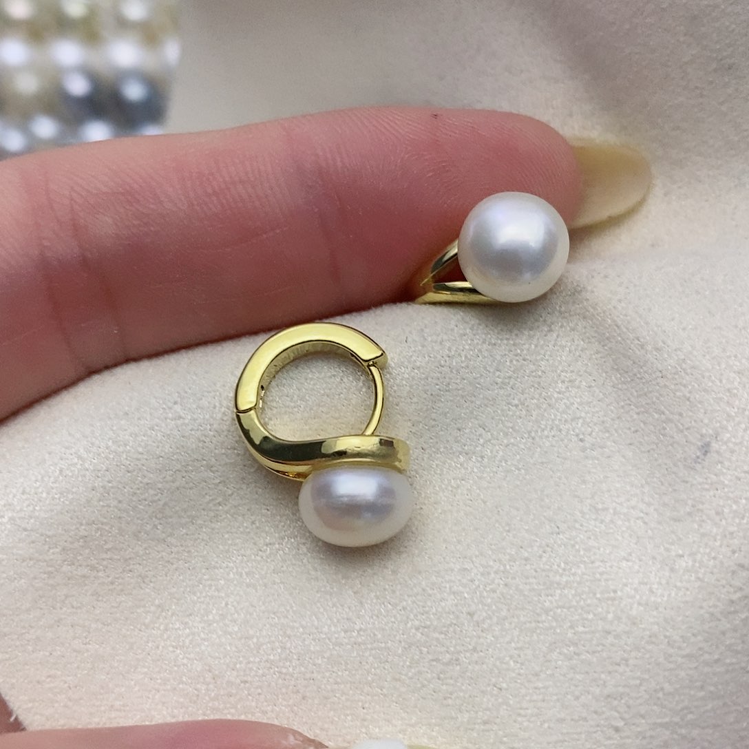 【闪购商品】未镶嵌淡水珍珠耳饰