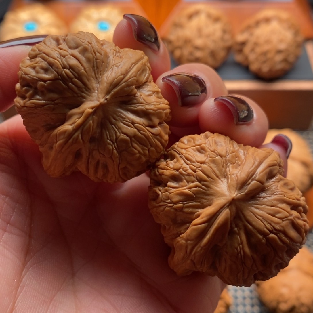 文玩核桃把件38尺寸全品平谷元宝