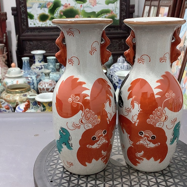 摆件陶博古架陶瓷摆件