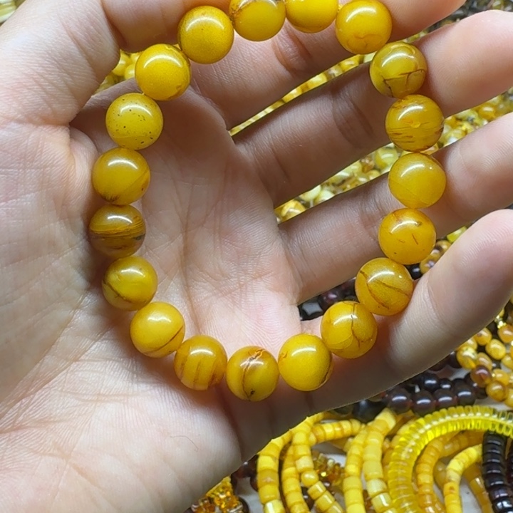 琥珀未镶嵌珠宝奇石