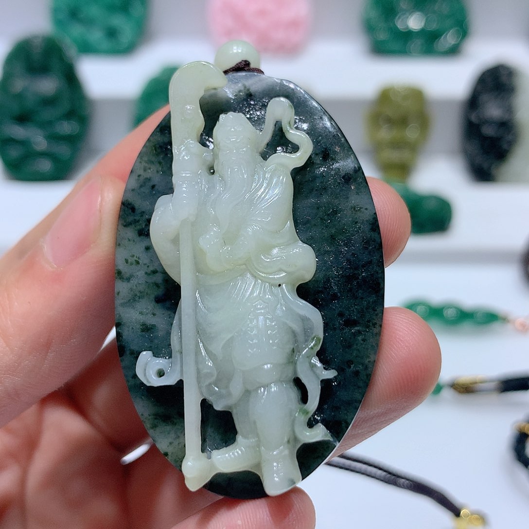 独山玉挂件未镶嵌