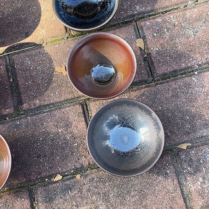 贡***仓茶盏建盏杯子三个