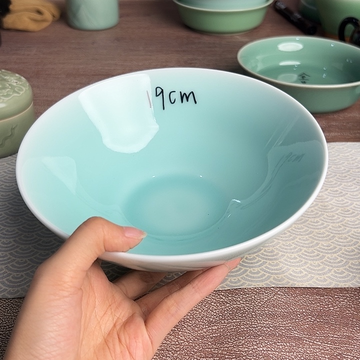 龙泉云间青瓷小米茶器