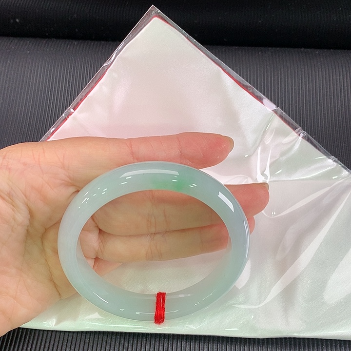 翡翠未镶嵌手镯正圈59-60