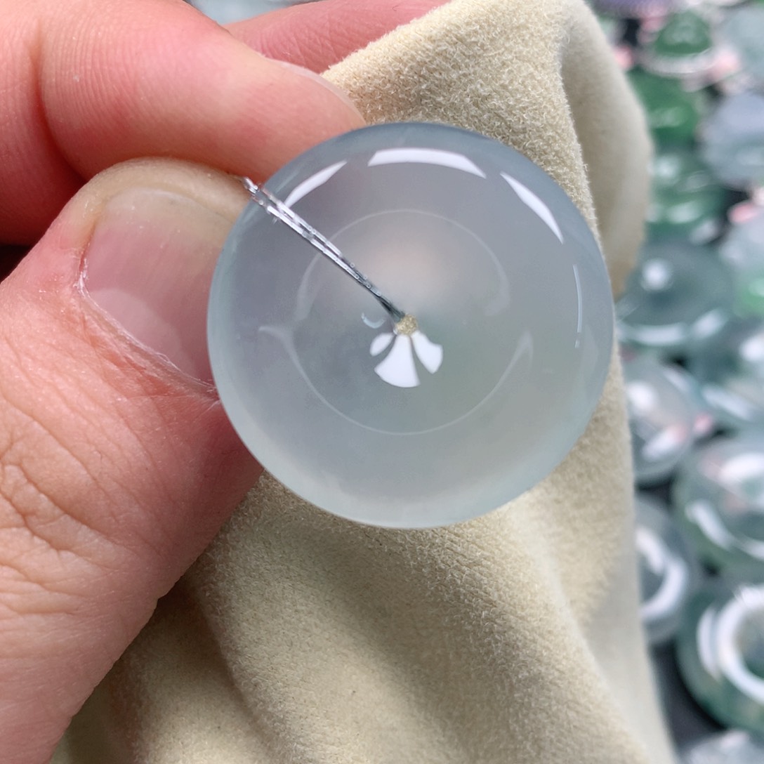 颈饰未镶嵌翡翠天然缅甸翡翠A货