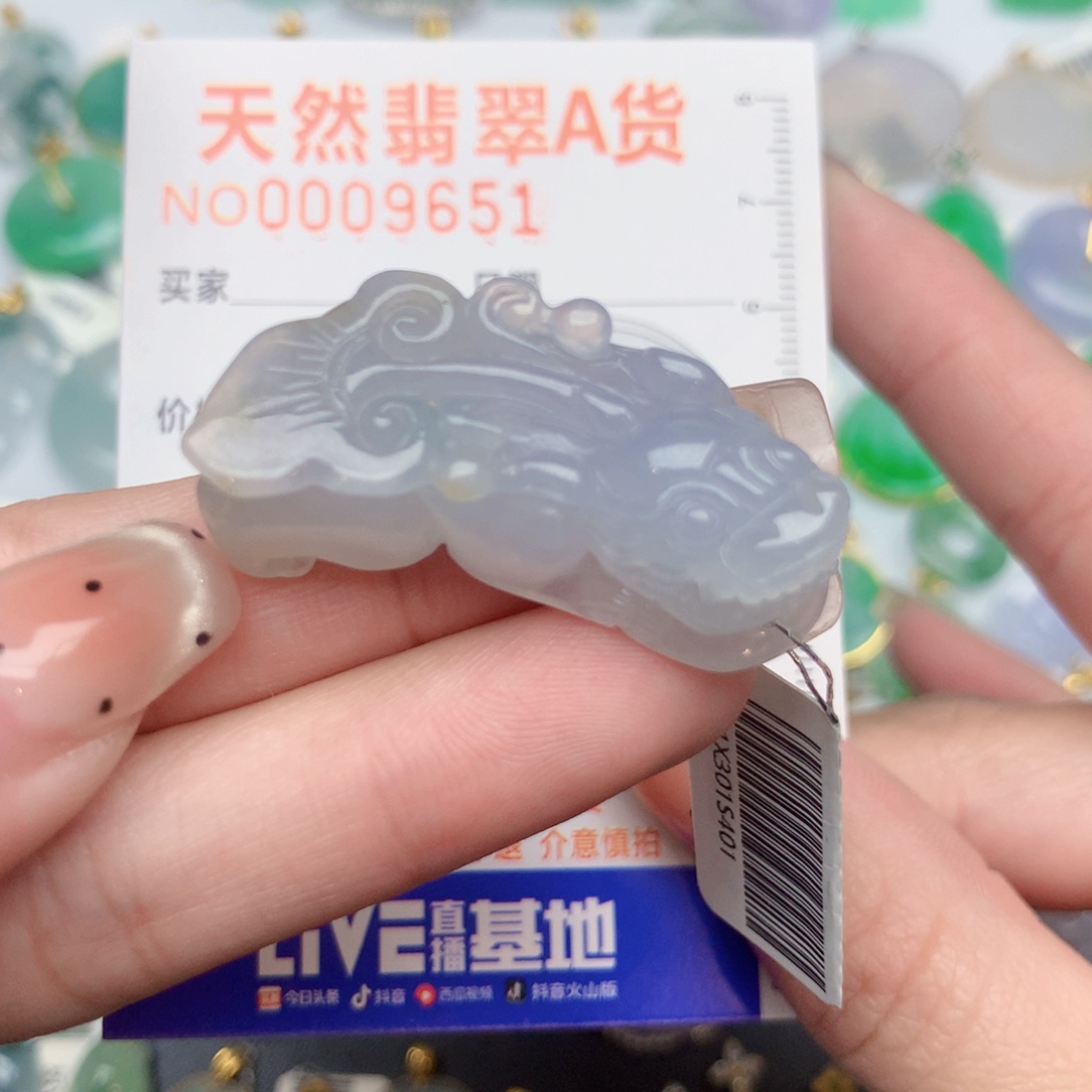翡翠未镶嵌颈饰貔貅