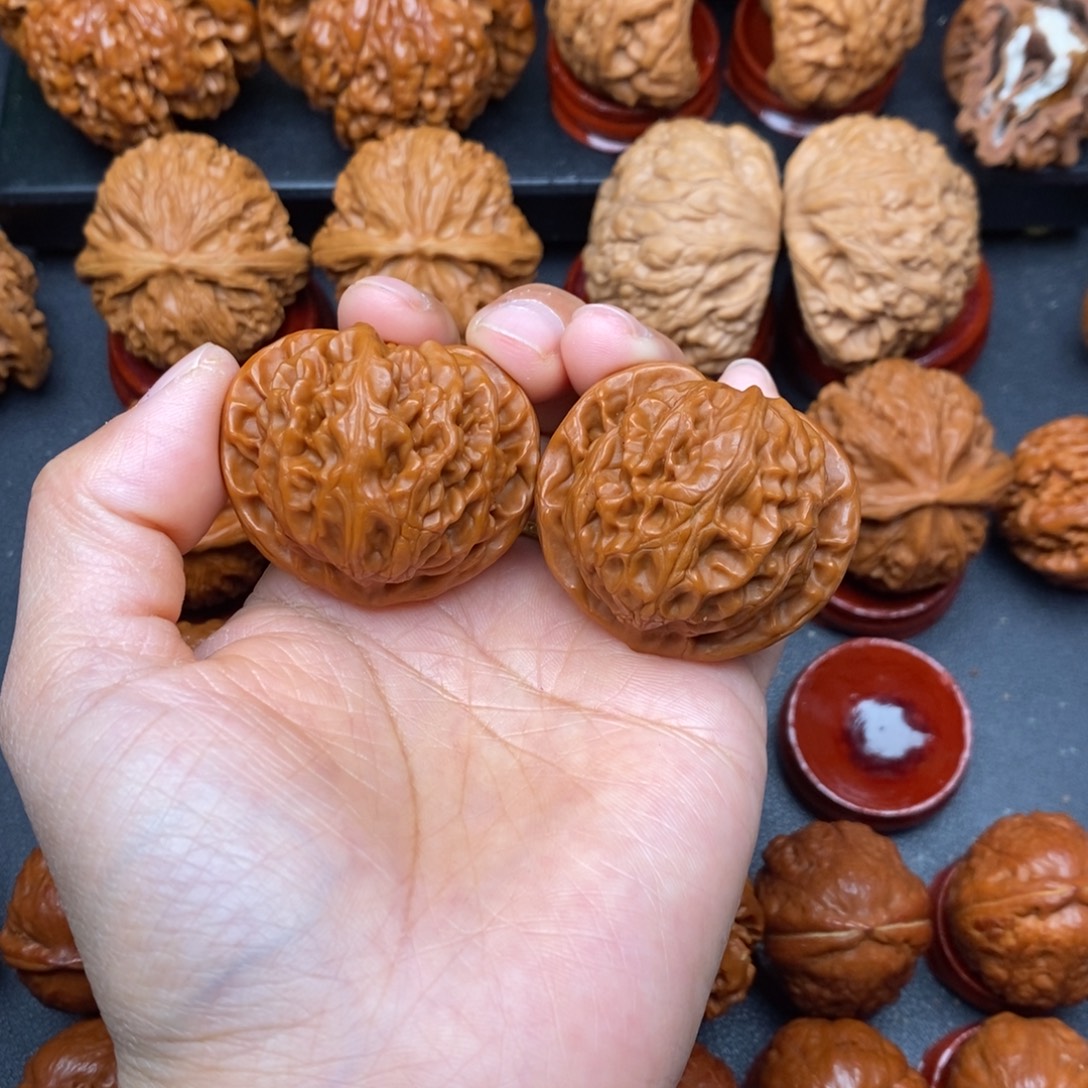 文玩核桃把件41宫灯