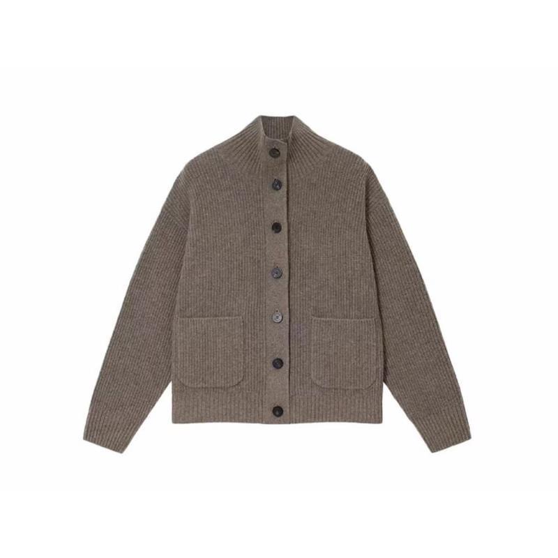 都市通勤学院风针织开衫百搭上衣9801织衫毛衣高领休闲纯色