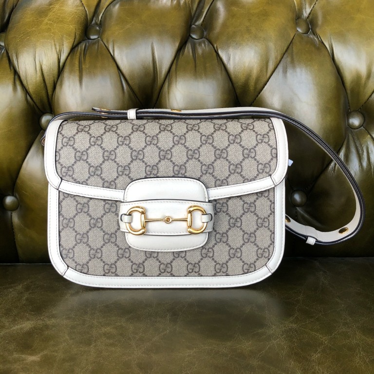 95新 GUCCI/古驰 安洁利严选 GUCCI古驰1955马鞍单肩包 WHZ502085