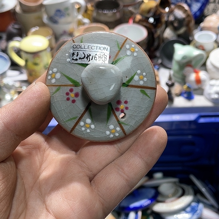 瓷片在一起的时候就是不知道