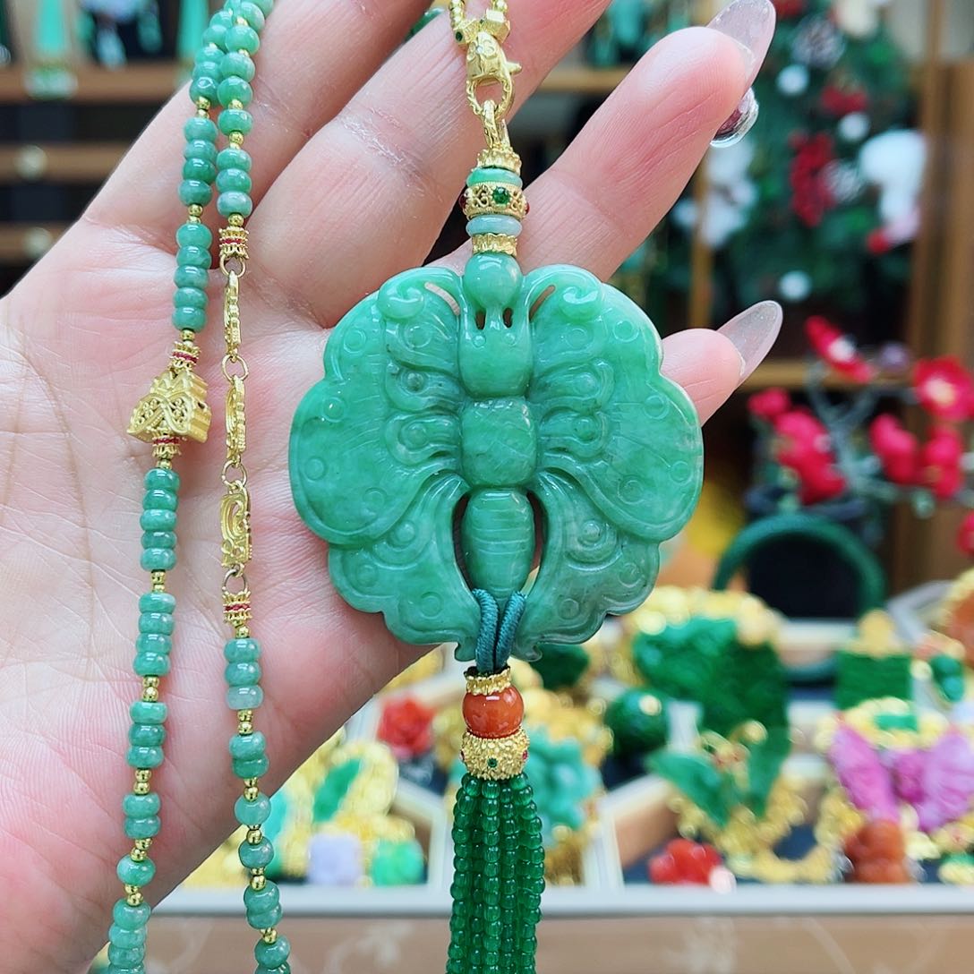 颈饰合金翡翠48小时鉴赏期