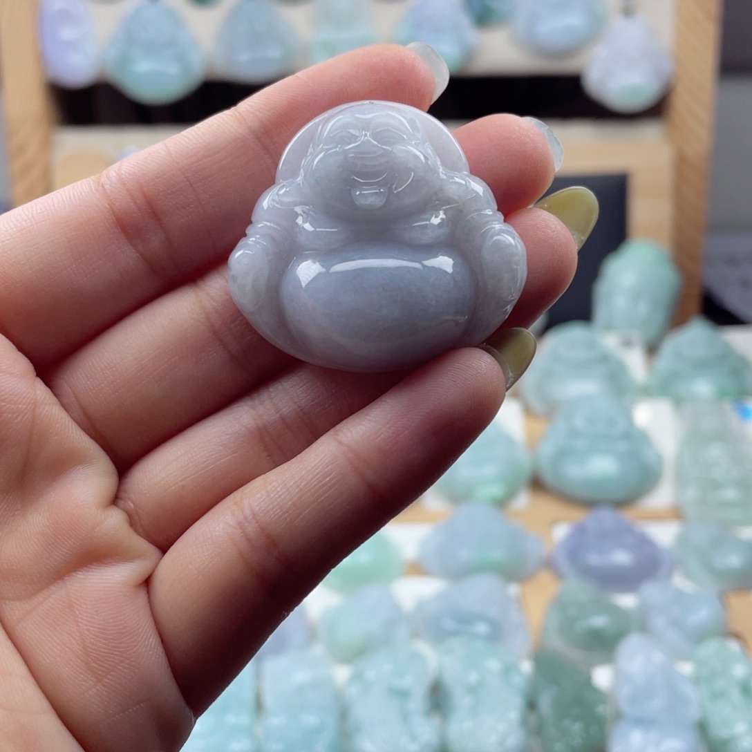 颈饰未镶嵌翡翠33尺寸佛公厚装