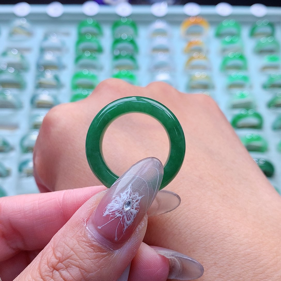 翡翠戒指未镶嵌景*21号