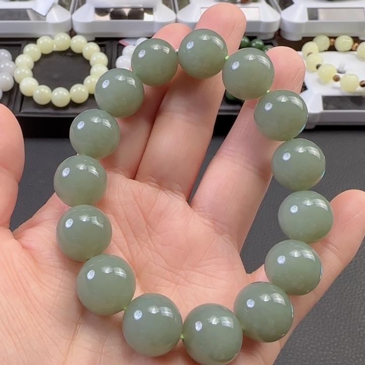 和田玉手链未镶嵌