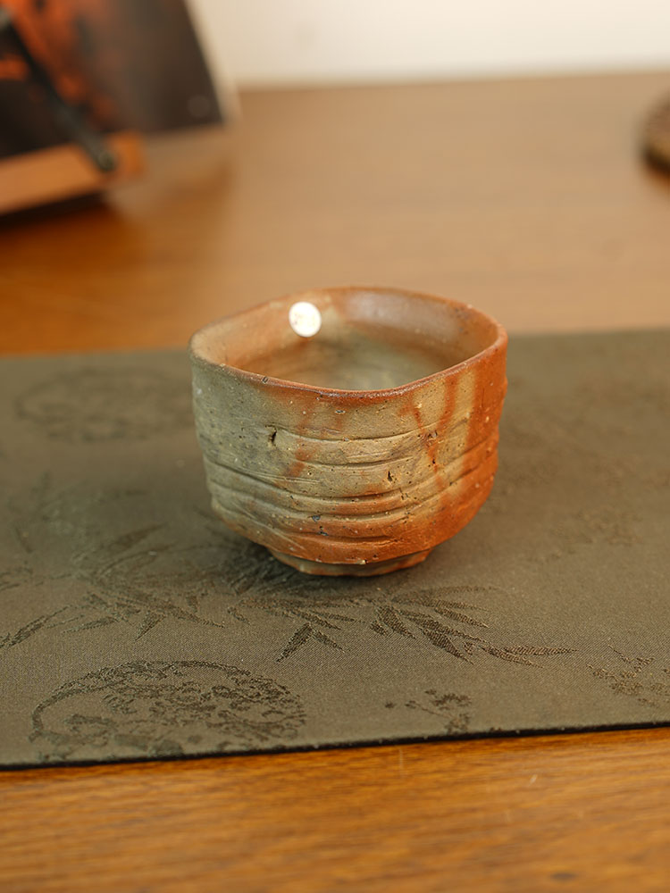 伊禾集物 日本备前烧手工匠人 细川敬弘 茶杯 茶道零配 2115#