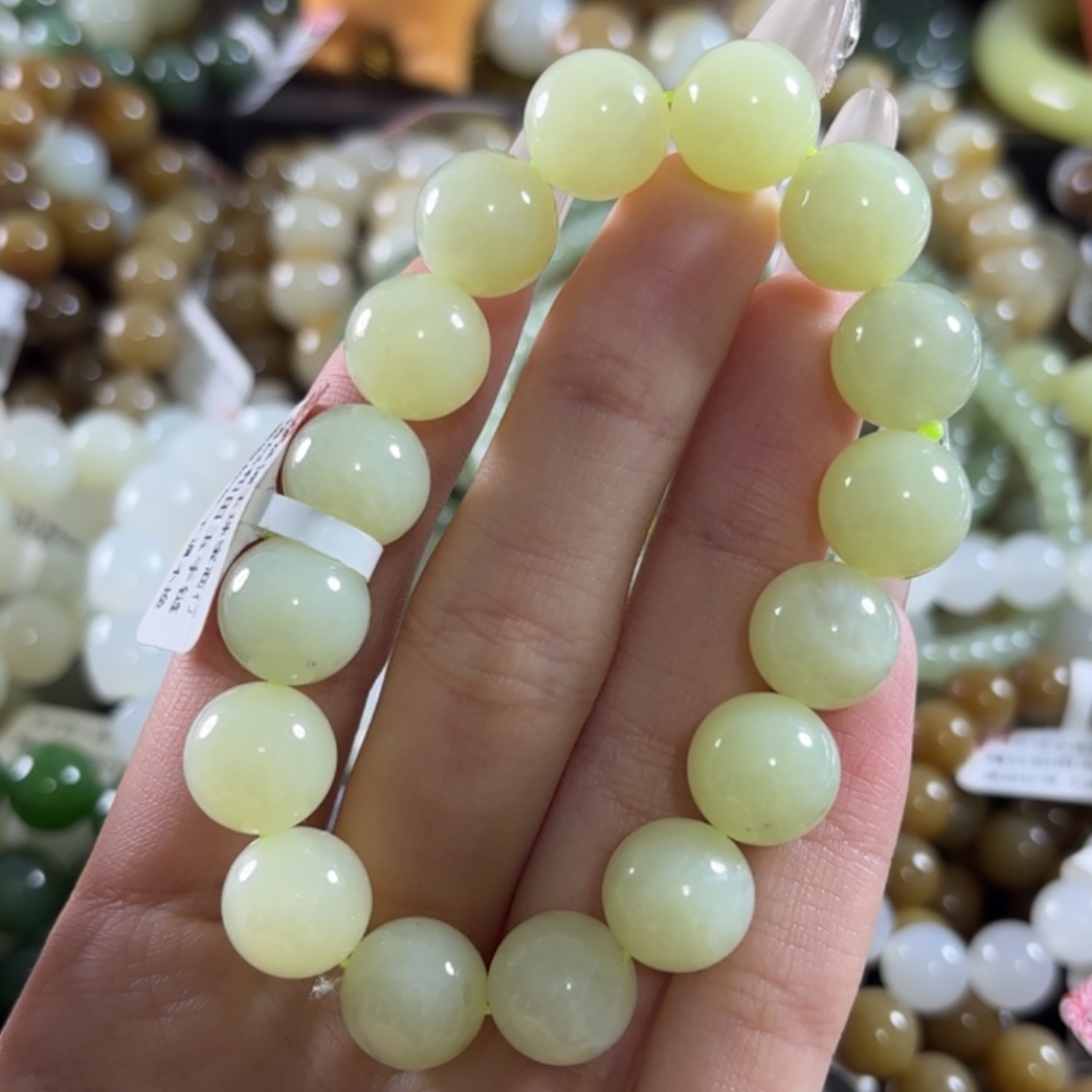 和田玉未镶嵌手链164