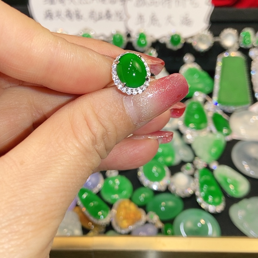 【闪购商品】未镶嵌戒指翡翠天然翡翠