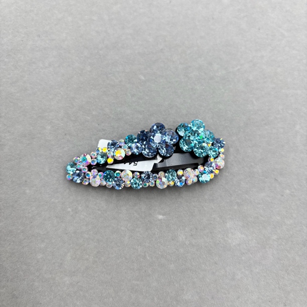 L228夕洛小花bb夹高级感鸭嘴夹韩版气质侧边夹时尚鸭夹发夹头饰