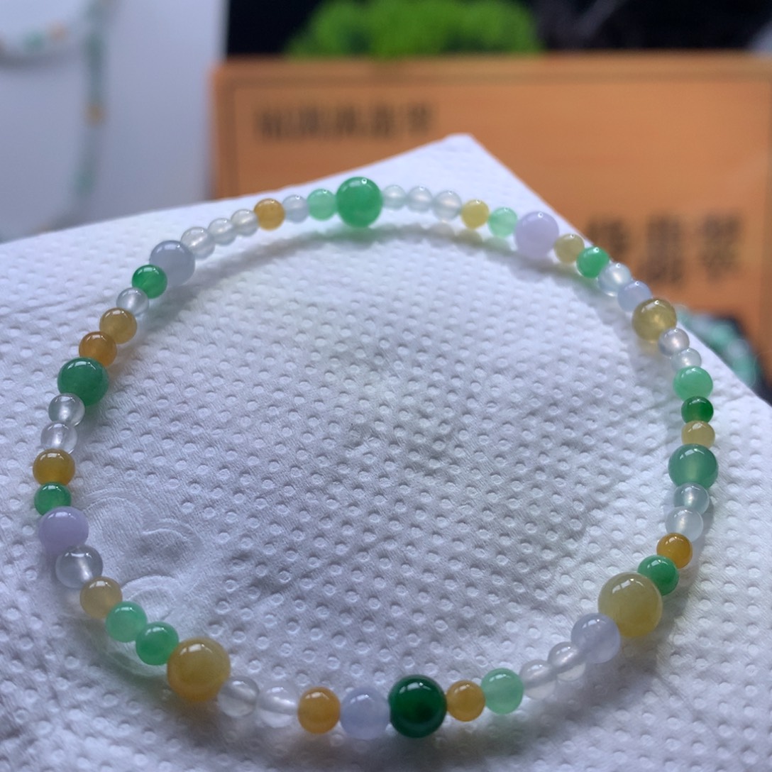 翡翠未镶嵌手链卡3～5.5