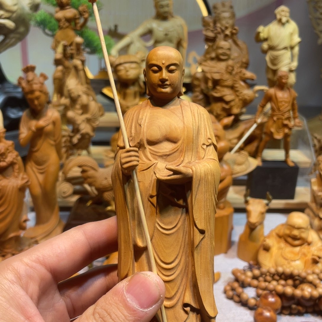 黄杨木黄杨木地藏微瑕