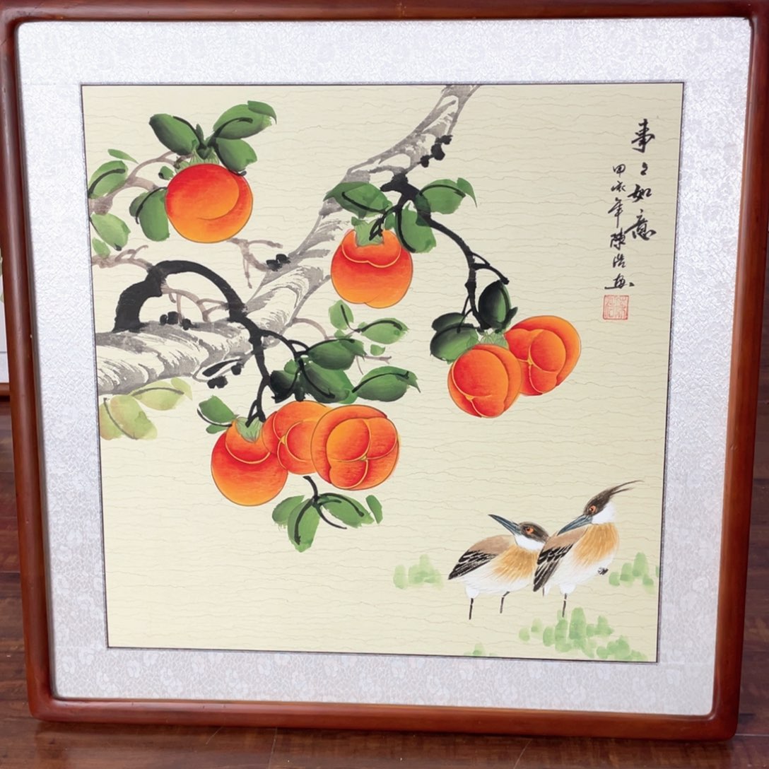 国画带框尺寸63*63厘米