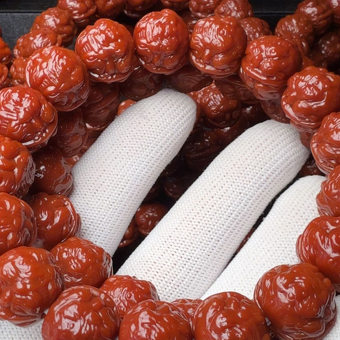 用***5猴头核桃手串蟾王