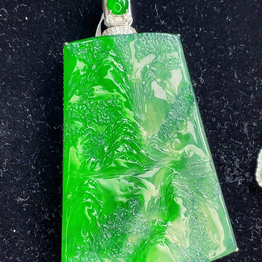 翡翠吊坠(不含链)未镶嵌