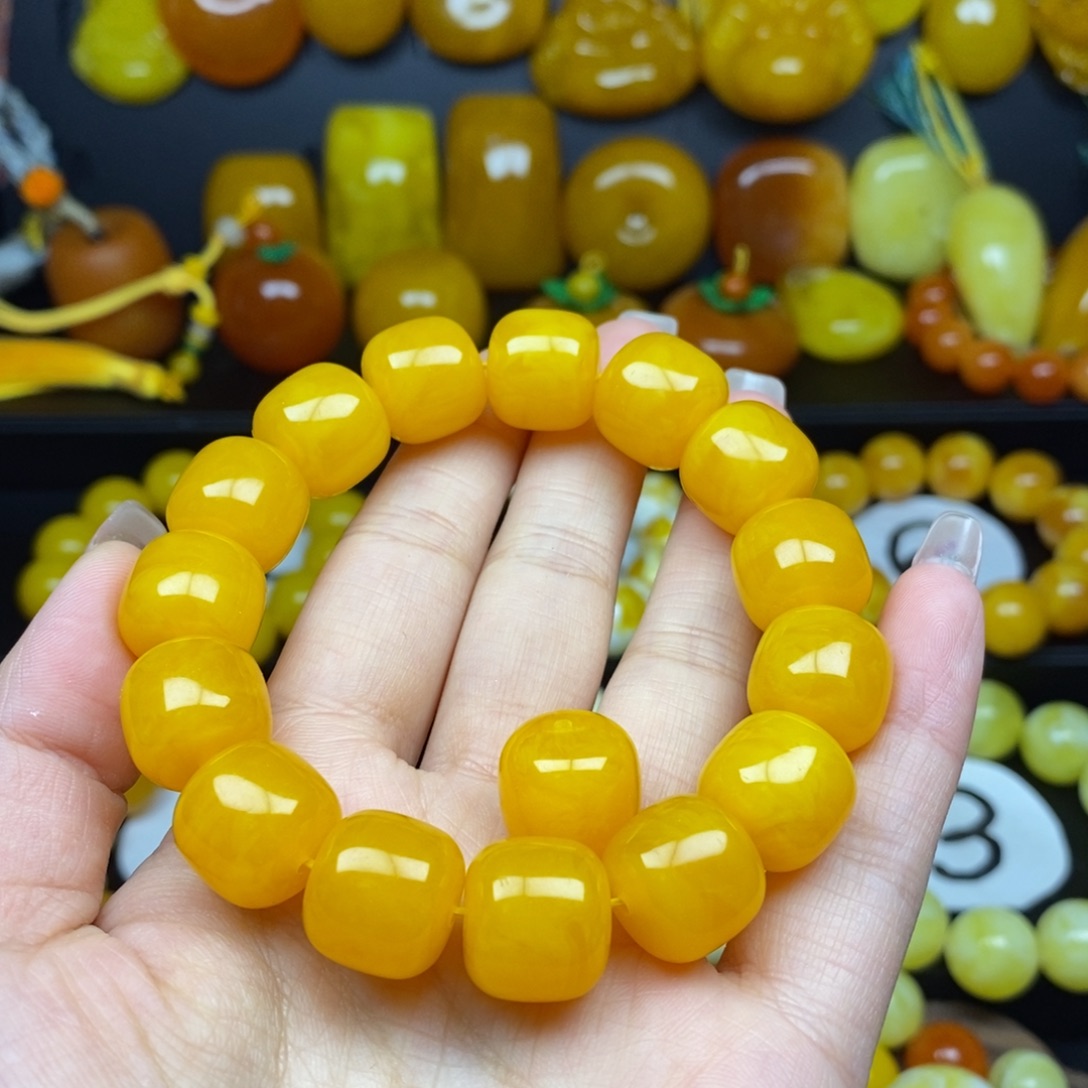 哥***版鸡油红15➕手串老行一条