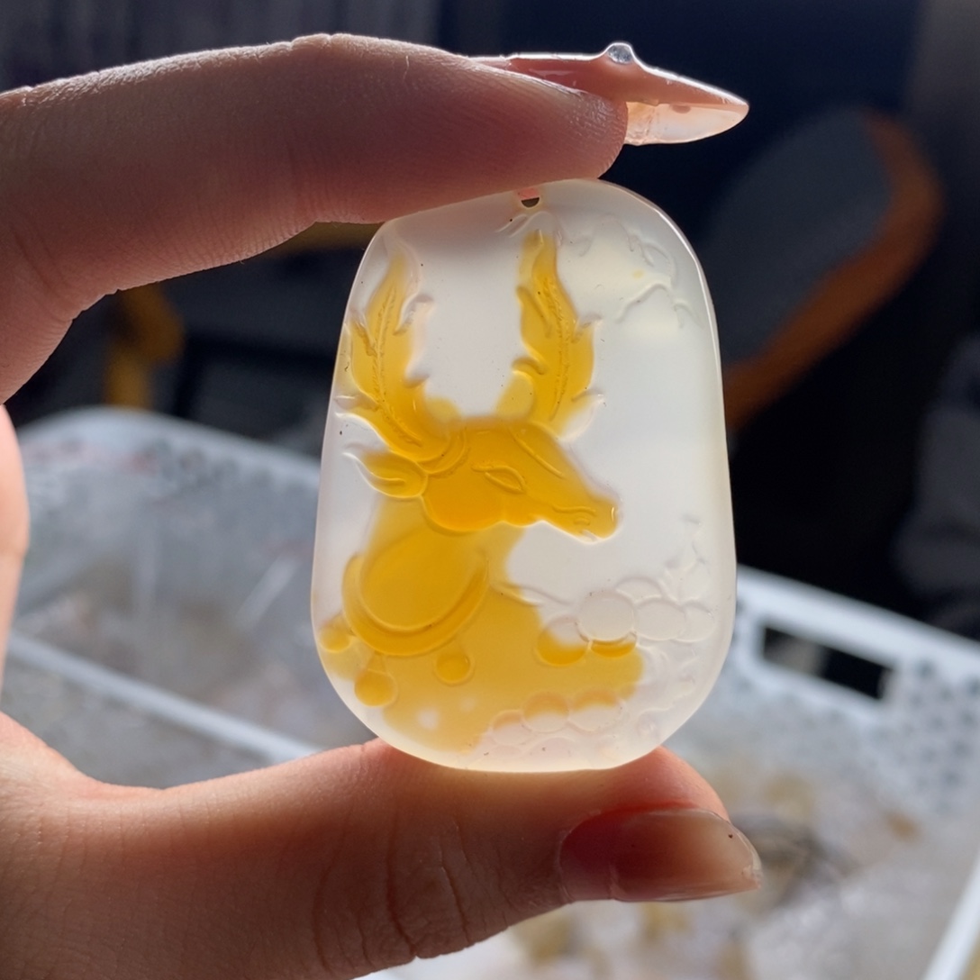 玛瑙/玉髓未镶嵌颈饰