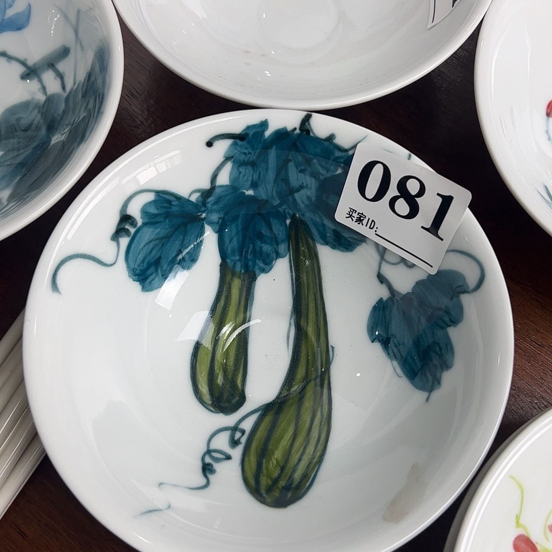 瓷片景德镇陶瓷手工手绘制作