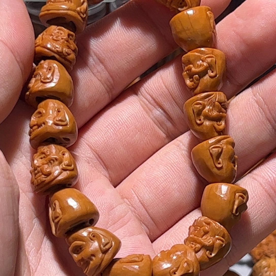 ****o橄榄核手串/手链手工十八罗汉