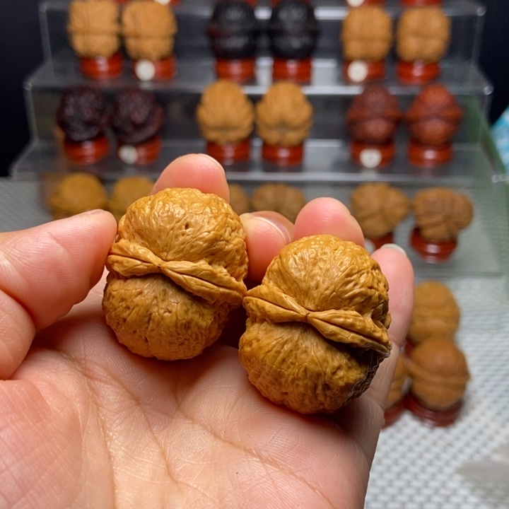 把件文玩核桃玉面鹦鹉22