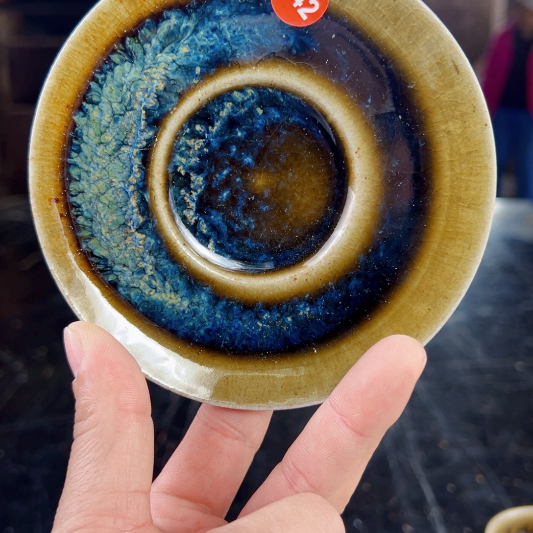 杯文***士842号盖碗底座复烧的