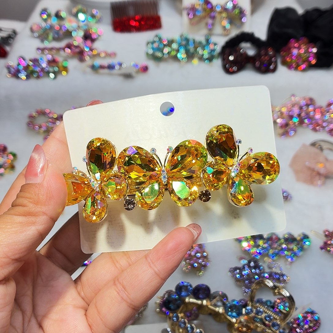 布艺铁合金发饰发夹发夹