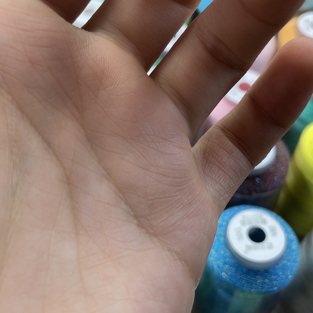 等***落聚酯纤维1.0mm50克纯色手搓5色自选（备注