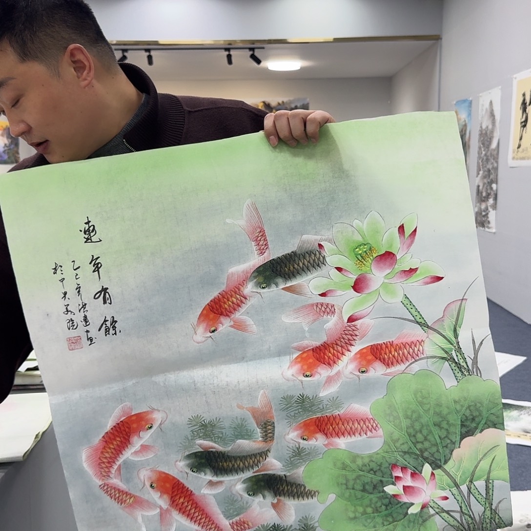 国画国画作品宣纸纯手绘