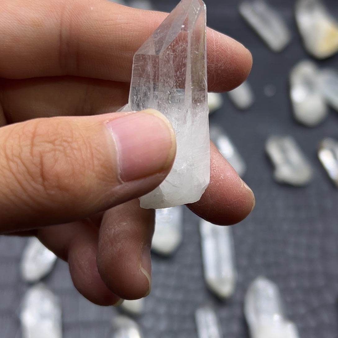 银S925镶嵌珠宝半成品水晶