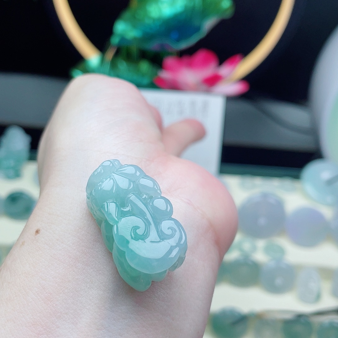 翡翠未镶嵌颈饰835353555