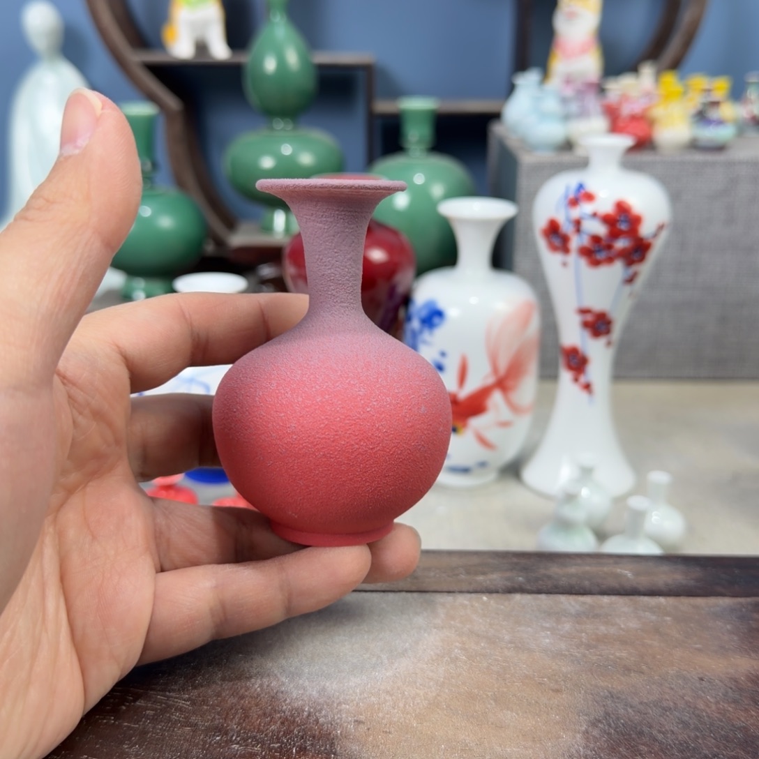 陶瓷手工小花器摆件