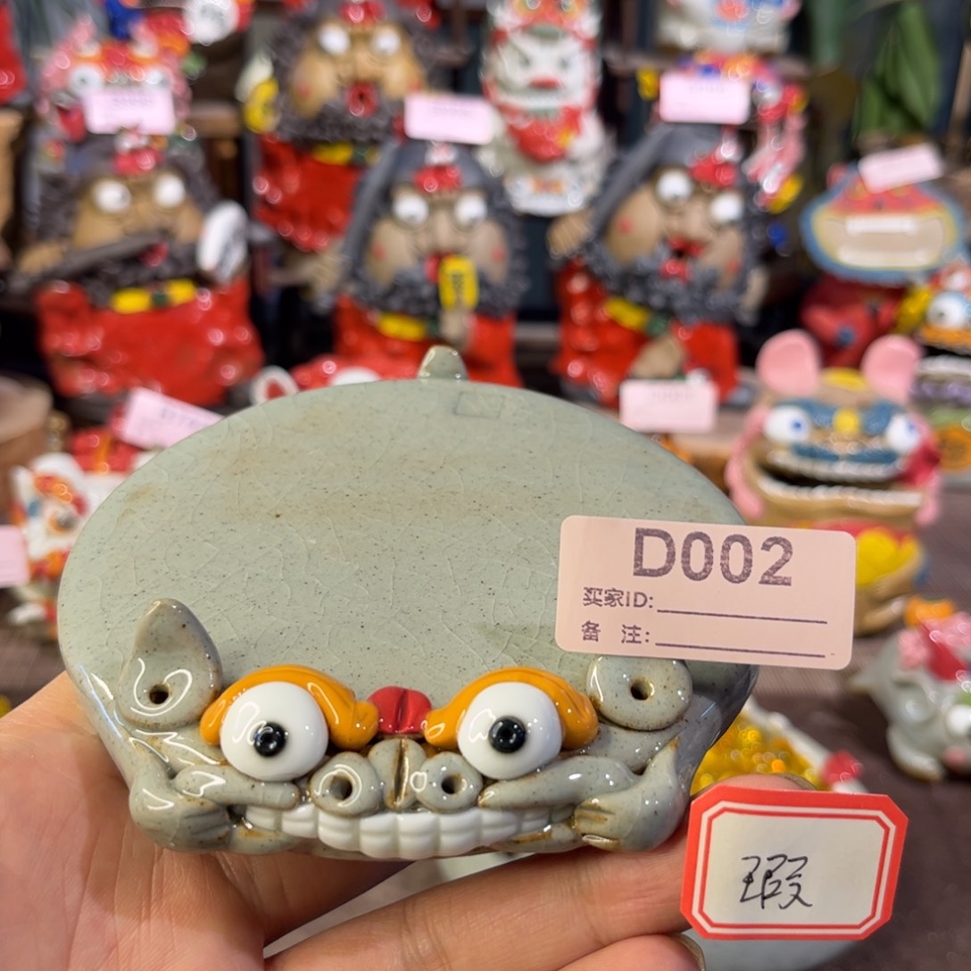 泥塑纯手工茶宠摆件