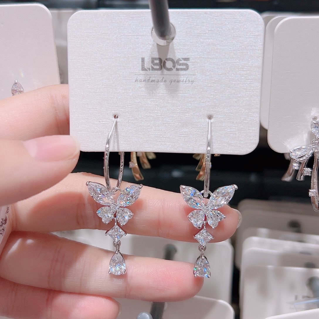 锆石纯铜合金耳环的