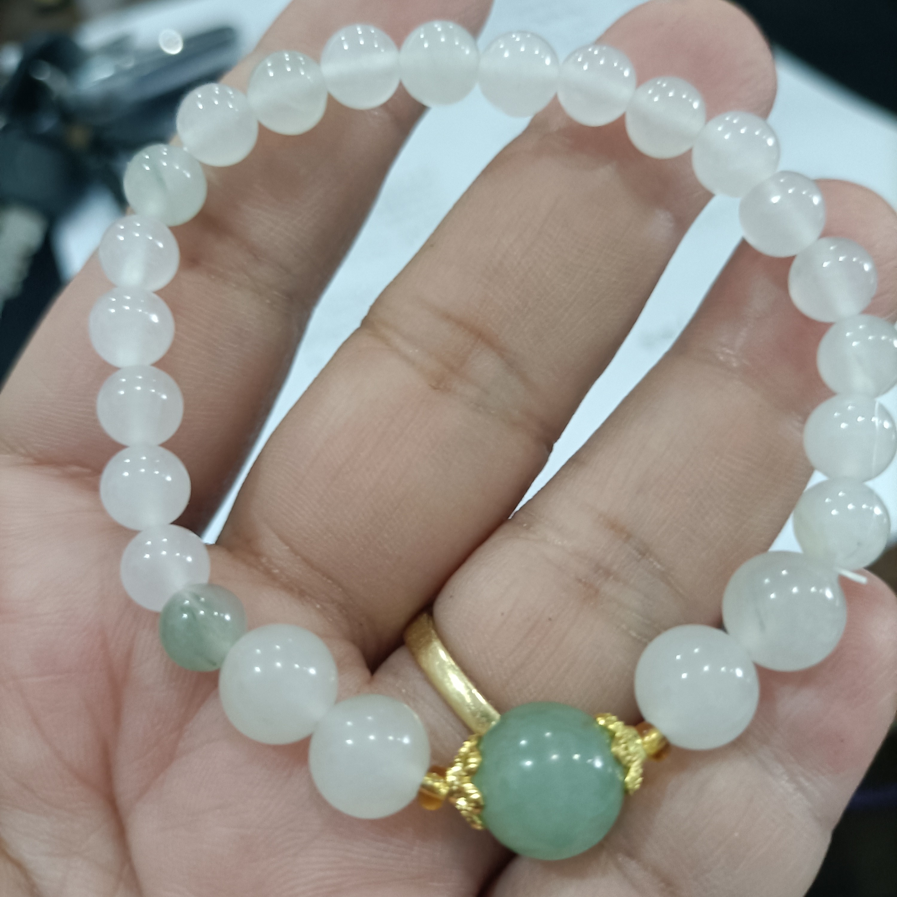 天山翠手链百搭精致