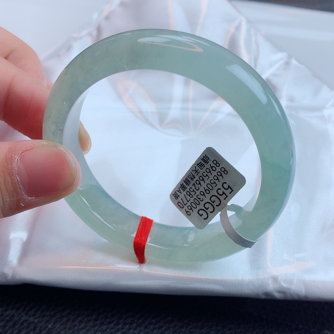 翡翠手镯未镶嵌天然缅甸翡翠A货手镯