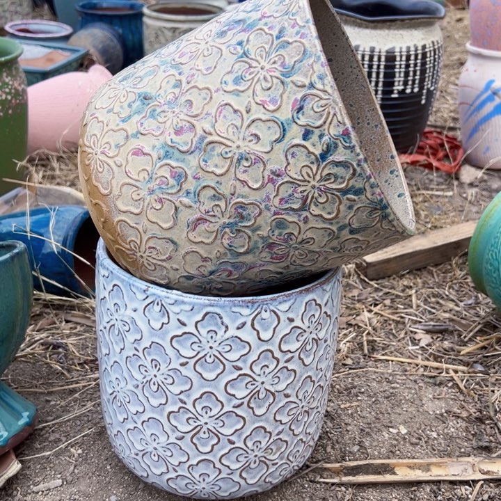 紫砂花盆高度22口21            