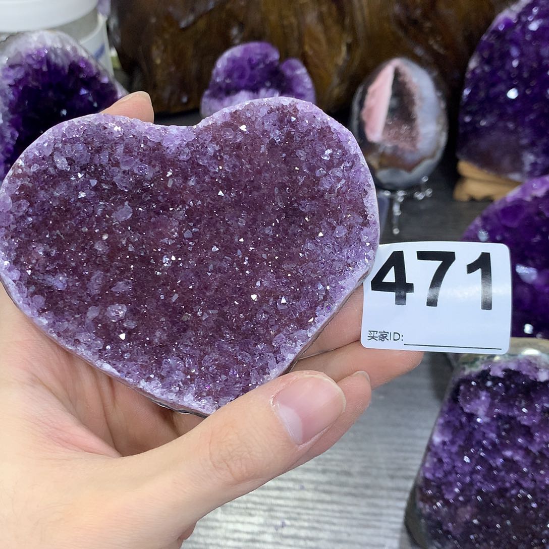 紫晶珠宝半成品未镶嵌471