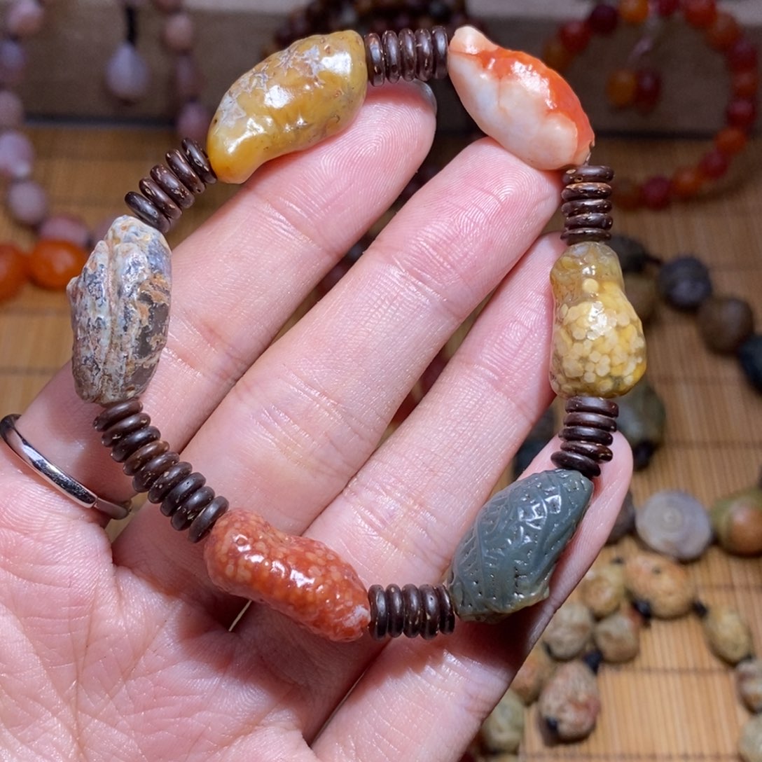 玛瑙/玉髓手链未镶嵌